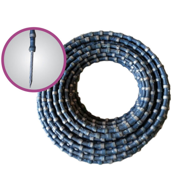 stone Plastic coated wire chain